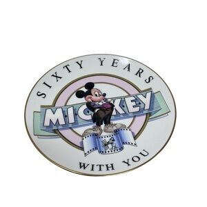 Disney Collection Limited Edition Mickey Mouse Plate